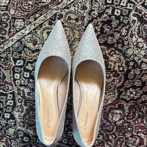 Caparros Silver Heels Elegant and Timeless